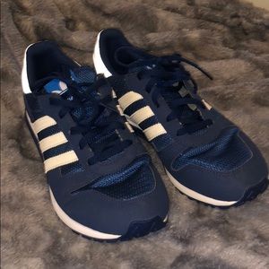 Boy’s Blue and White Adidas Sneakers